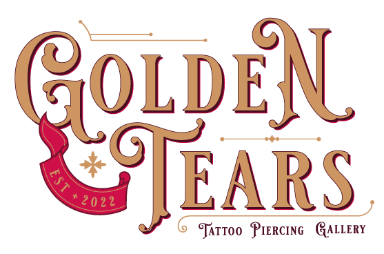 Tatuajes Barcelona Golden Tears logo